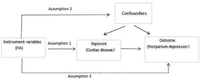 Coeliac disease and postpartum depression: are they linked? A two-sample Mendelian randomization study